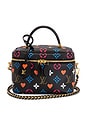 view 1 of 8 Louis Vuitton Monogram Game On Vanity PM Handbag in Black & Multicolor