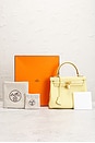 view 10 of 9 Hermes Swift Kelly 25 Handbag in Jaune Poussin