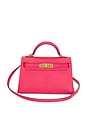 view 1 of 9 BOLSO HERMES in Rose Extreme