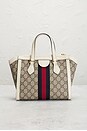 view 3 of 8 Gucci Ophidia Tote Bag in Brown
