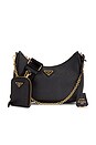 view 1 of 8 Prada Saffiano Re-Edition 2005 Shoulder Bag in Black