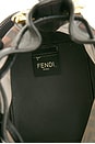 view 5 of 8 Fendi Mesh F Is Fendi Ff 1964 Mini Mon Tresor Bucket Bag in Marrone, Black, & Ebano