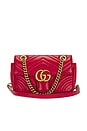view 1 of 8 Gucci Mini GG Marmont Shoulder Bag in Hibiscus Red