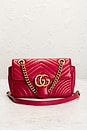 view 2 of 8 Gucci Mini GG Marmont Shoulder Bag in Hibiscus Red