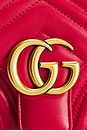 view 7 of 8 Gucci Mini GG Marmont Shoulder Bag in Hibiscus Red
