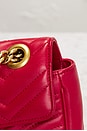view 9 of 8 Gucci Mini GG Marmont Shoulder Bag in Hibiscus Red