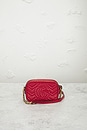 view 3 of 8 Gucci GG Marmont Shoulder Bag in Hibiscus Red