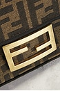 view 7 of 9 Fendi Mini FF 1974 Baguette Shoulder Bag in Brown