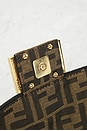 view 9 of 9 Fendi Mini FF 1974 Baguette Shoulder Bag in Brown
