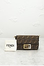 view 10 of 9 Fendi Mini FF 1974 Baguette Shoulder Bag in Brown