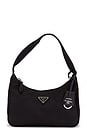view 1 of 9 Prada Mini Re-Edition 2000 Re-Nylon Shoulder Bag in Black