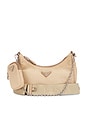 view 1 of 9 Prada Re-Edition 2005 Re-Nylon Shoulder Bag in Deserto Beige