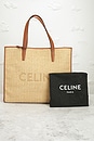 view 10 of 9 Celine Raffia Cabas Tote Bag in Brown