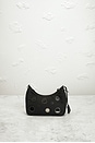 view 3 of 8 Prada Sequin Polka Dot Re-Edition 2005 Re-Nylon Shoulder Bag in Black