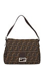 view 1 of 9 Fendi Zucca Mama Forever Baguette Shoulder Bag in Brown