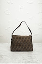 view 3 of 9 Fendi Zucca Mama Forever Baguette Shoulder Bag in Brown