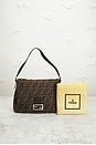 view 9 of 9 Fendi Zucca Mama Forever Baguette Shoulder Bag in Brown