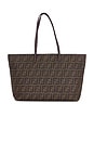 view 1 of 8 Fendi Zucca Roll Tote Bag in Brown