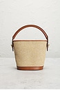 view 4 of 8 Louis Vuitton Raffia Petite Bucket NM Bag in Brown