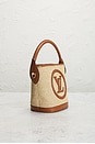 view 5 of 8 Louis Vuitton Raffia Petite Bucket NM Bag in Brown
