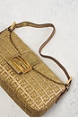 view 8 of 8 Fendi Zucchino Baguette Shoulder Bag in Gold