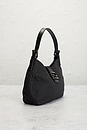 view 5 of 9 Fendi Zucchino Hobo Bag in Black