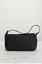 view 4 of 7 Fendi Zucca Baguette Shoulder Bag in Black