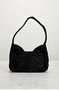 view 4 of 9 Prada Astrakhan Fur Shoulder Bag in Black