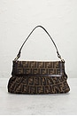 view 4 of 9 Fendi Zucca Chef Shoulder Bag in Brown