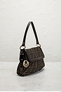 view 5 of 9 Fendi Zucca Chef Shoulder Bag in Brown