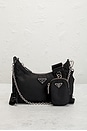 view 2 of 8 Prada Re-Edition 2005 Re-Nylon Shoulder Bag in Black