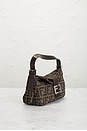 view 5 of 8 Fendi Zucca Baguette Shoulder Bag in Brown