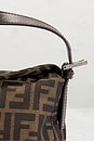 view 8 of 8 Fendi Zucca Baguette Shoulder Bag in Brown
