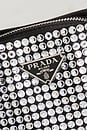 view 6 of 7 Prada Crystal Embellished Satin Tote Bag in Silver