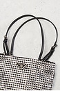 view 7 of 7 Prada Crystal Embellished Satin Tote Bag in Silver