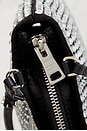 view 8 of 7 Prada Crystal Embellished Satin Tote Bag in Silver
