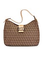 view 1 of 8 Fendi Zucchino Hobo Bag in Beige