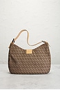 view 4 of 8 Fendi Zucchino Hobo Bag in Beige