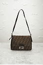 view 2 of 8 Fendi Zucca Mama Forever Baguette Shoulder Bag in Brown