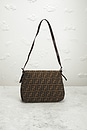 view 4 of 8 Fendi Zucca Mama Forever Baguette Shoulder Bag in Brown