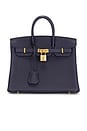 view 1 of 8 Hermes Togo Birkin 25 Handbag in Noir