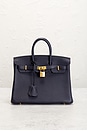 view 2 of 8 Hermes Togo Birkin 25 Handbag in Noir
