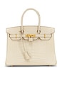 view 1 of 8 Hermes Matte Alligator Birkin 30 Handbag in Beton