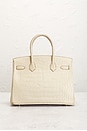 view 4 of 8 Hermes Matte Alligator Birkin 30 Handbag in Beton