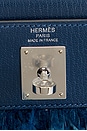 view 6 of 8 Hermes Chevre Kelly Elan Shoulder Bag in Bleu Saphir