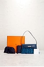 view 9 of 8 Hermes Chevre Kelly Elan Shoulder Bag in Bleu Saphir