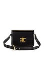 view 1 of 10 Celine Vintage Macadam Leather Shoulder Bag in Black