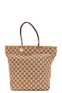 view 1 of 9 Gucci GG Bucket Tote Bag in Brown