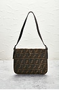 view 4 of 10 Fendi Zucca Shoulder Bag in Brown