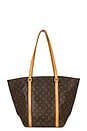 view 1 of 8 Louis Vuitton Monogram Sac Shopping Tote Bag in Brown
